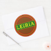 Leiria City Pride Emblem – Portuguese Identity Runder Aufkleber (Umschlag)
