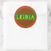 Leiria City Pride Emblem – Portuguese Identity Runder Aufkleber (Tasche)