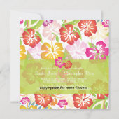 Leis/Luau/HibiscusEinladung Hochzeit Einladung (Rückseite)