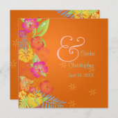 Leis/Luau/Hibiskus Hochzeit Einladungen (Vorne/Hinten)