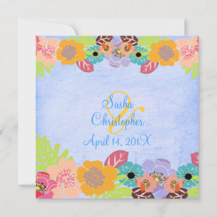 Leis/Luau-Hochzeitseinladungen Einladung