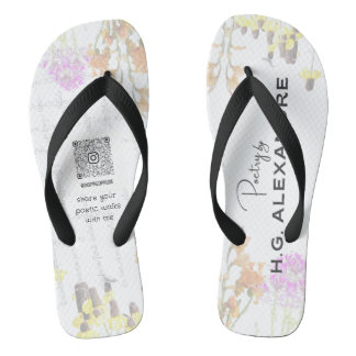 „Leise gemalte Poesie“ – Flip Flops Badesandalen