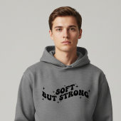 Leise mutig werdendes Retro-Typografie-Design Hoodie