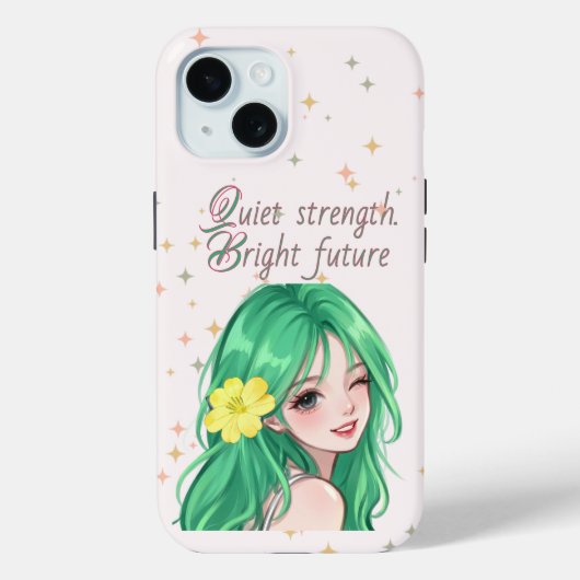Leise Stärke. Helle Zukunft Case-Mate iPhone Hülle (Rückseite)