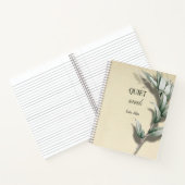 'Leise Worte' Ruhestands-Geschenk-Notizbuch Notizblock (Innenseite)