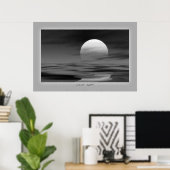 leiser Sonnenuntergang Poster (Heimbüro)