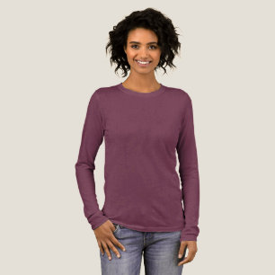 Leises-Momente-Kffee-Skizze-Langarmshirt Tri-Blend Shirt