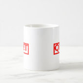 Leises Stempel Kaffeetasse (Mittel)
