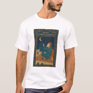 Leises Sternbild-Gelehrten-Panel-T-Shirt T-Shirt