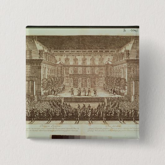 Leistung der Oper 'Alceste Button (Vorderseite)