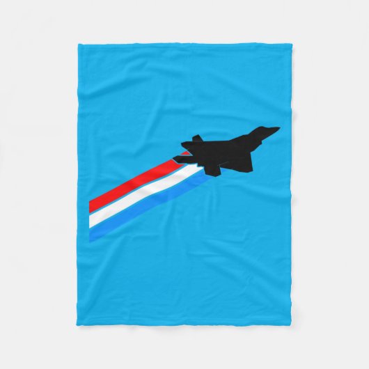 Leistung des F-22 Raptor-Kampfjets Fleecedecke (Vorderseite)