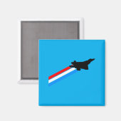 Leistung des F-22 Raptor-Kampfjets Magnet (Vorderseite/Rückseite)