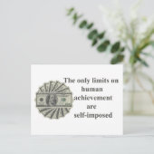 Leistung Postkarte (Stehend Vorderseite)