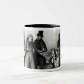 Leistung von 'Le Pere Goriot' Zweifarbige Tasse (Mittel)