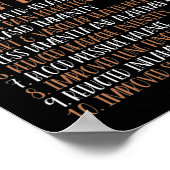 Leistungen der Sauna Poster (Ecke)