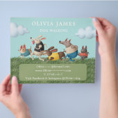 Leistungen der Verkaufsförderung für Haustiere zu Flyer (Hand)