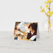 "Leistungs" Bestätigungs-Anmerkungskarte (freier Karte (Gelbe Blume)