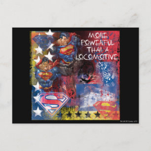 Leistungsfähiger als eine Lokomotive Postkarte
