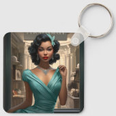 Leistungsfähiges Beauty-Zubehör Schlüsselanhänger (Rückseite)