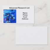 Leistungsfähiges Mikroskop für Forschung und Visitenkarte (Vorne/Hinten)