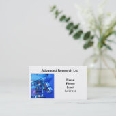 Leistungsfähiges Mikroskop für Forschung und Visitenkarte (Stehend Vorderseite)