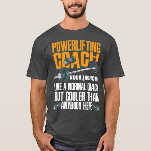 Leistungsstarke Busdefinition für Gym-Buddys T-Shirt (Vorderseite)