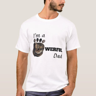 Leistungsstarke Cat/Hund Mama Textpaws fügen dem F T-Shirt