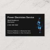 Leistungsstarke Elektrotechnik-Visitenkarten Visitenkarte (Vorderseite)