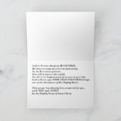 Leistungsstarke Gebetskarte für reichlich Segnunge Karte (Innenseite)