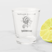 Leistungsstarke Nectar Incoming! Busy Beckets Cart Schnapsglas (Rückseite)