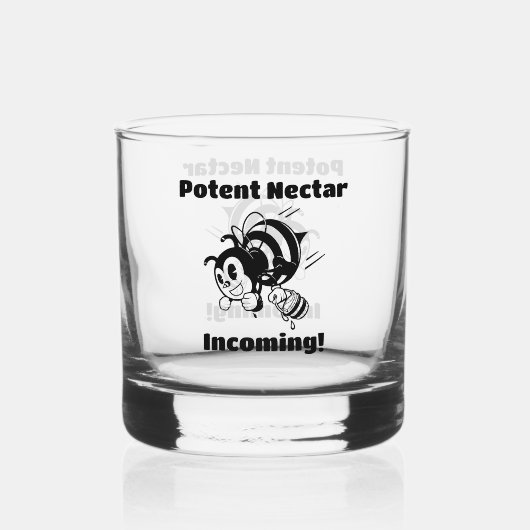Leistungsstarke Nectar Incoming! Busy Beckets Cart Whiskyglas (Vorderseite)