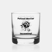 Leistungsstarke Nectar Incoming! Busy Beckets Cart Whiskyglas (Rückseite)
