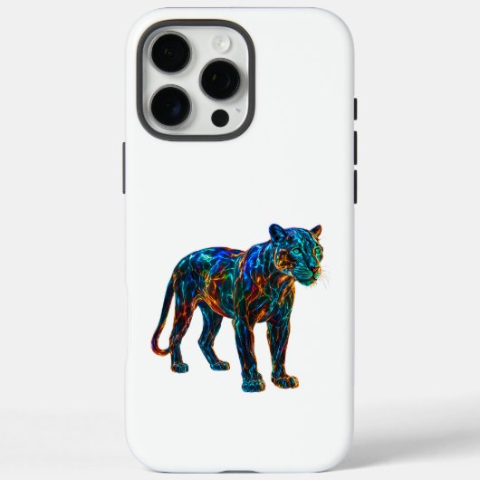 Leistungsstarke Panther Art Case-Mate iPhone Hülle (Rückseite)