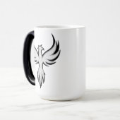 Leistungsstarke Phoenix steigende Keramik Tasse (Vorderseite Links)