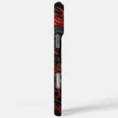 Leistungsstarke Rote Drachen Carving Art Case-Mate iPhone Hülle (Rückseite / Rechts)