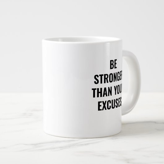 Leistungsstarke Tasse für Fitness oder Arbeitsziel (Vorderseite Rechts)