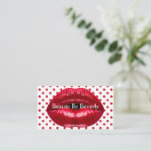 Leistungsstarke Visitenkarten für Schönheit Visitenkarte (Stehend Vorderseite)