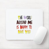 Leistungsstarke Willkommensbotschaft: Ein Motivier Mousepad (Mit Mouse)