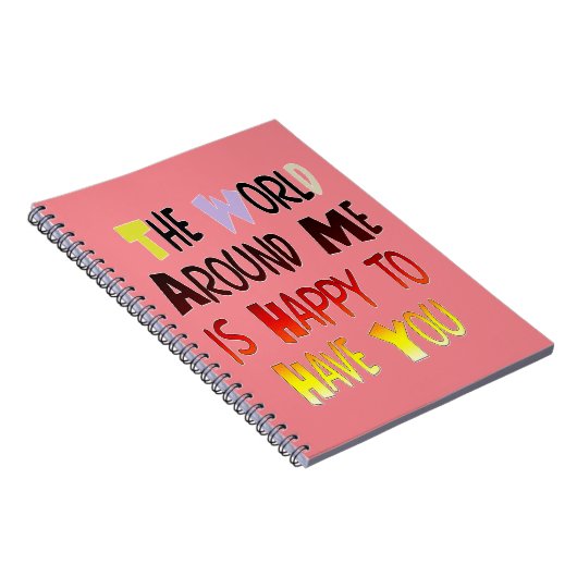 Leistungsstarke Willkommensbotschaft: Ein Motivier Notizblock (Rechte Seite)