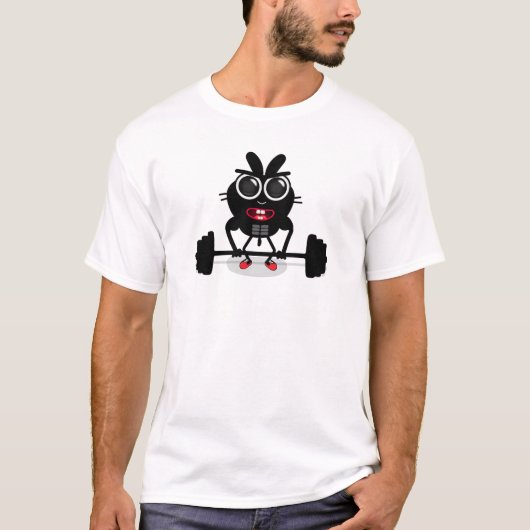 Leistungsstarker Bunny Workout T - Shirt (Vorderseite)