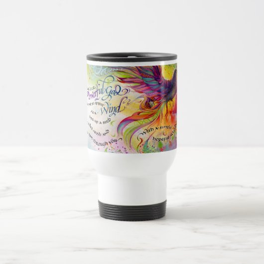 Leistungsstarker Gott/Wind-Travel-Mug Reisebecher (Mittel)