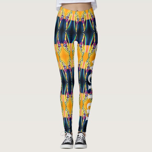 Leistungsstarker Gymnast Leggings (Vorderseite)
