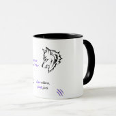 Leistungsstarker Lone Wolf Tasse (VorderseiteRechts)