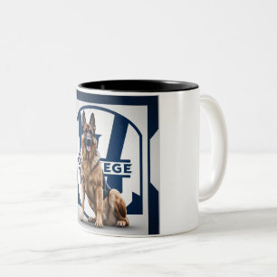 Leistungsstarker Rasse Hund: Deutscher Schäferhund Zweifarbige Tasse