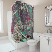 Leistungsstarker Resting Jaguar Duschvorhang (Beispiel)