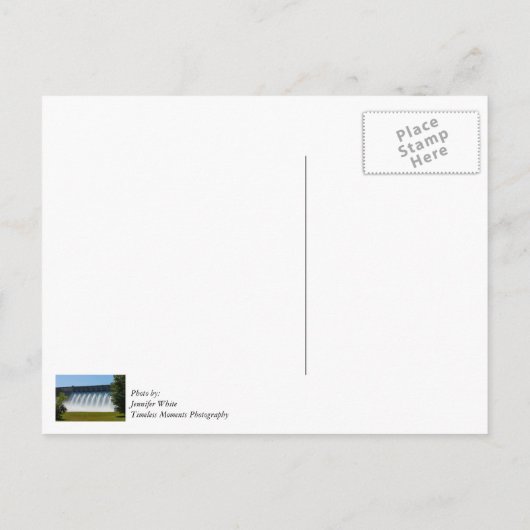 Leistungsstarker Tischgestein Postkarte (Rückseite)