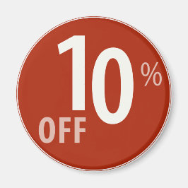 Leistungsstarkes 10%-OFF-Sign - Magnete Magnet