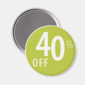 Leistungsstarkes 40%-OFF-Sign - Magnete Magnet (Vorderseite/Rückseite)