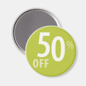 Leistungsstarkes 50%-OFF-Sign - Magnete Magnet (Vorderseite/Rückseite)