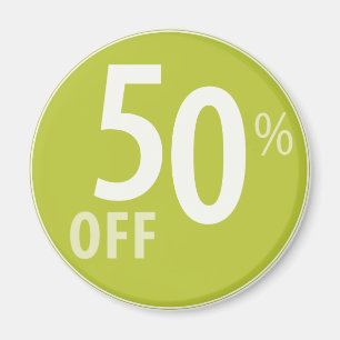 Leistungsstarkes 50%-OFF-Sign - Magnete Magnet